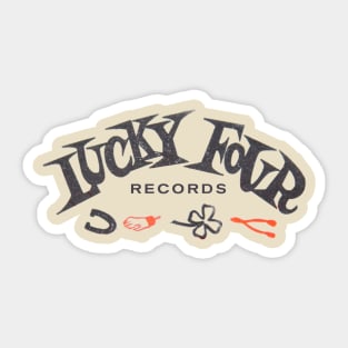 Lucky Four Records Sticker